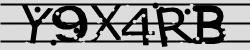 Darstellung des Captcha-Codes.