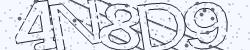 Darstellung des Captcha-Codes.