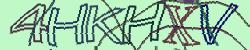 Darstellung des Captcha-Codes.
