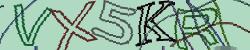 Darstellung des Captcha-Codes.
