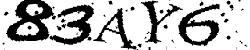 Darstellung des Captcha-Codes.