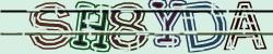 Darstellung des Captcha-Codes.