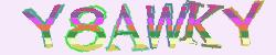 Darstellung des Captcha-Codes.