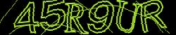 Darstellung des Captcha-Codes.