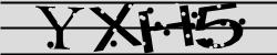 Darstellung des Captcha-Codes.