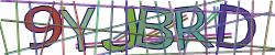 Darstellung des Captcha-Codes.