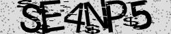 Darstellung des Captcha-Codes.