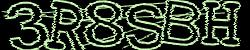 Darstellung des Captcha-Codes.