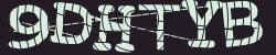 Darstellung des Captcha-Codes.