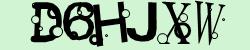 Darstellung des Captcha-Codes.