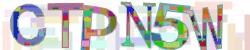 Darstellung des Captcha-Codes.