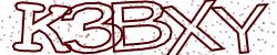 Darstellung des Captcha-Codes.