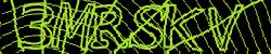 Darstellung des Captcha-Codes.