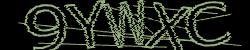 Darstellung des Captcha-Codes.
