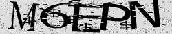 Darstellung des Captcha-Codes.
