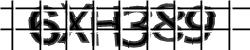 Darstellung des Captcha-Codes.