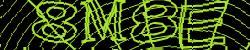 Darstellung des Captcha-Codes.