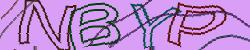 Darstellung des Captcha-Codes.