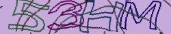 Darstellung des Captcha-Codes.