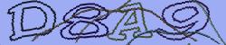 Darstellung des Captcha-Codes.