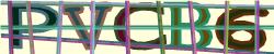 Darstellung des Captcha-Codes.