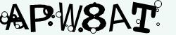 Darstellung des Captcha-Codes.