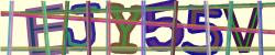 Darstellung des Captcha-Codes.