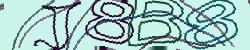 Darstellung des Captcha-Codes.