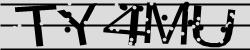Darstellung des Captcha-Codes.