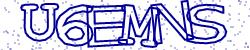 Darstellung des Captcha-Codes.