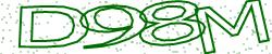 Darstellung des Captcha-Codes.